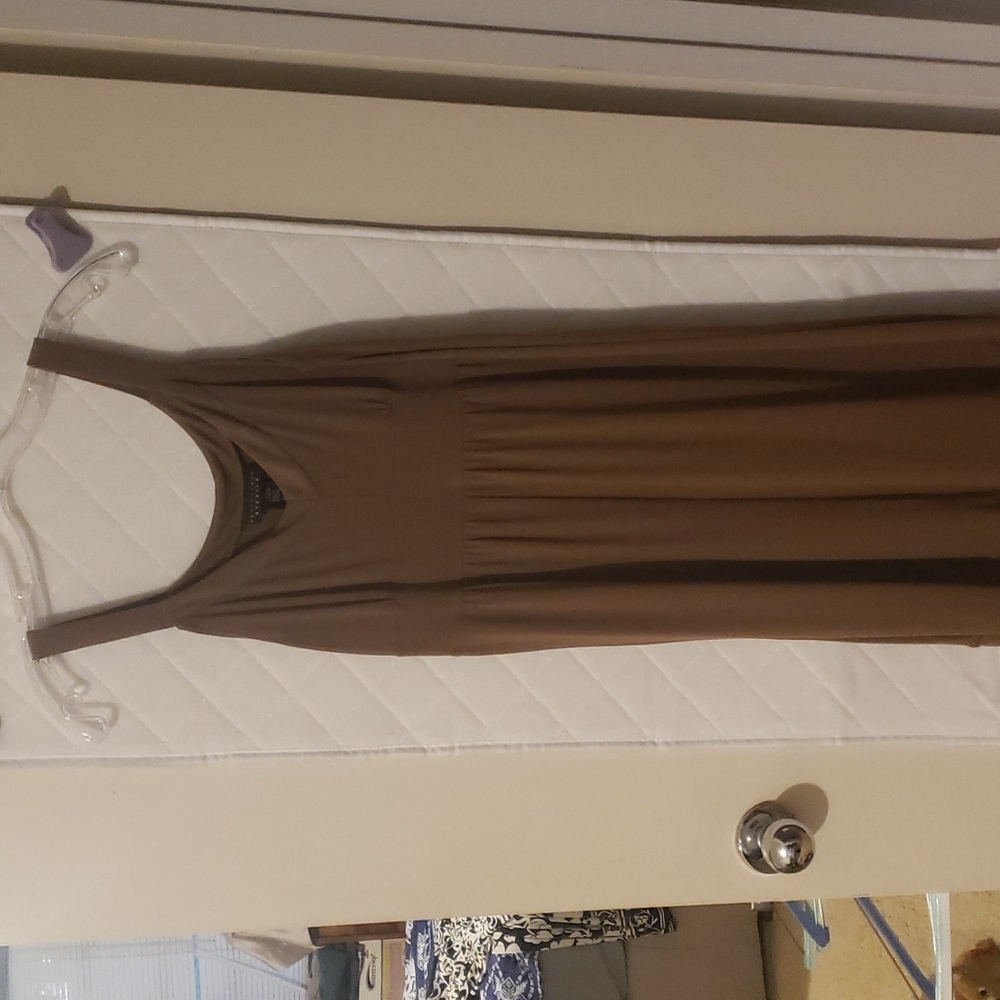 Brown Apostrophe Dress